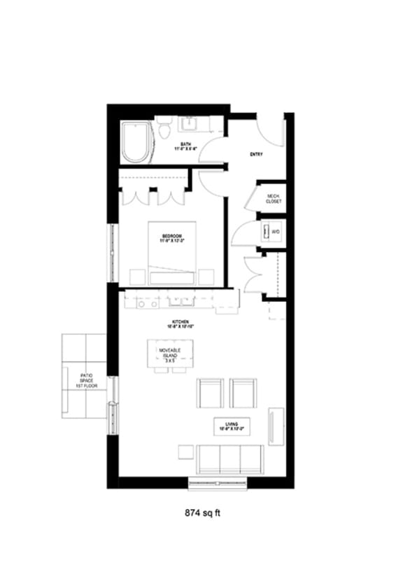 Floor Plans of Millworks Lofts in Minneapolis, MN